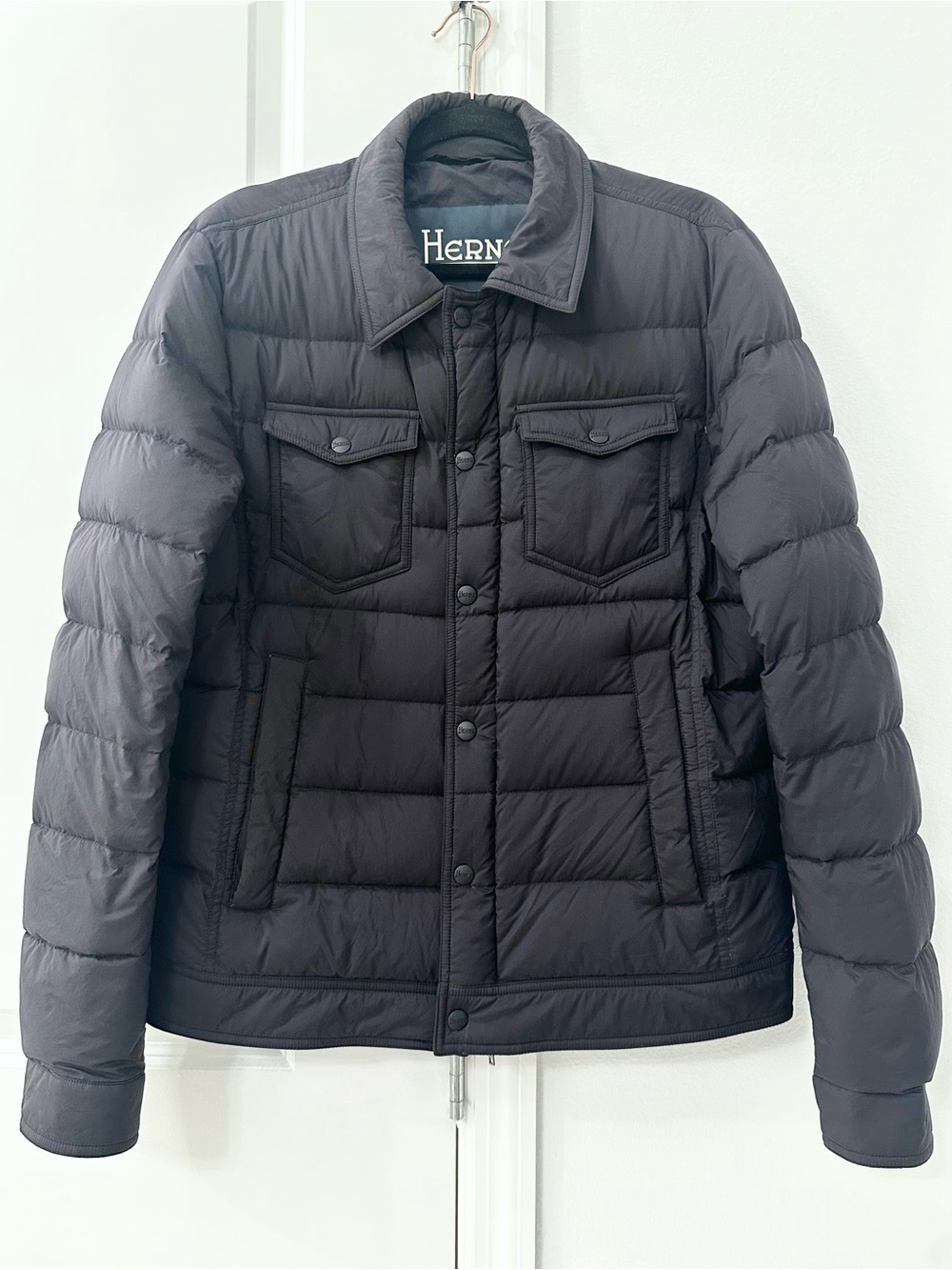 Herno Legend Down Jacket – Men's Midnight Blue Puffer, Size 50/US 40 — NWOT!